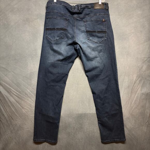 Buffalo David Bitton Axel Straight Jeans Western Country Preppy Comfy 38 x 32 - Picture 2 of 16